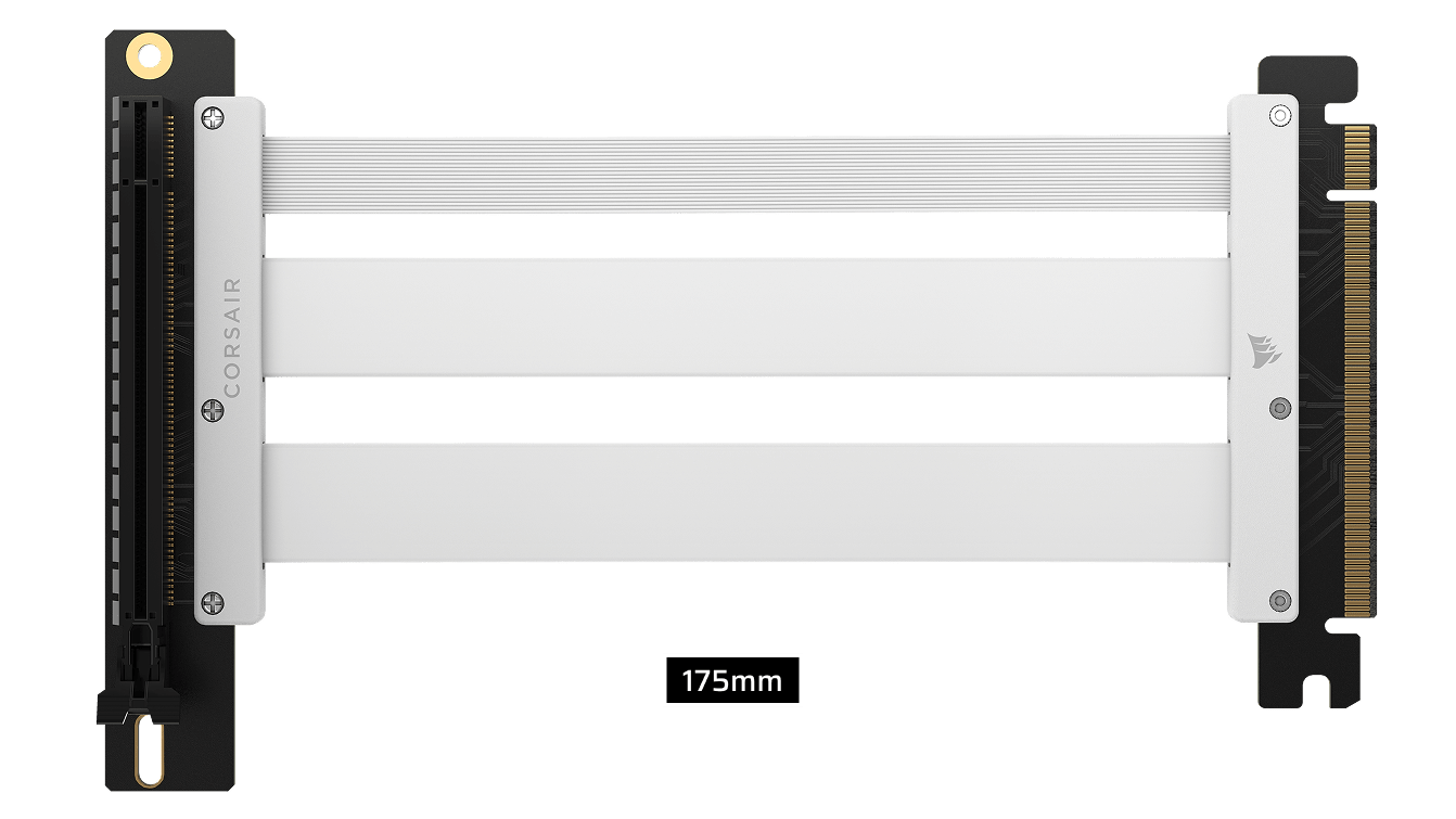 プレミアム PCIe 5.0 x16 ライザーケーブル 175mm プレミアム PCIe 5.0 x16 ライザーケーブル 175mm